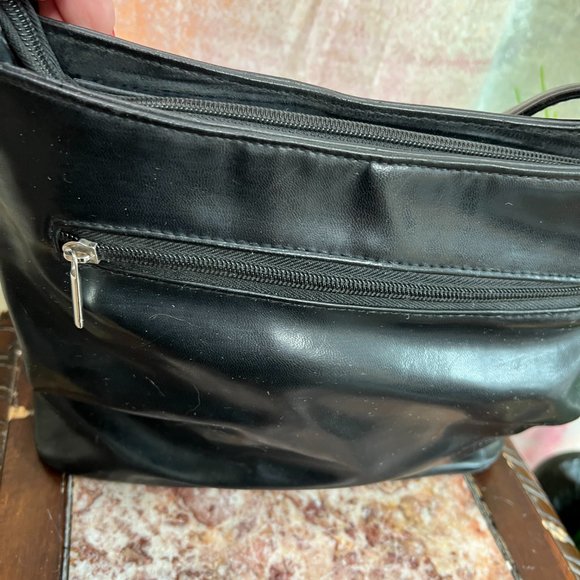 VTG📌 90s One Straps Shoulder Bag with two Outside Pockets - Picture 6 of 15